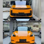 McLaren Orange Car Vinyl Wrap