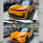 McLaren Orange Car Vinyl Wrap