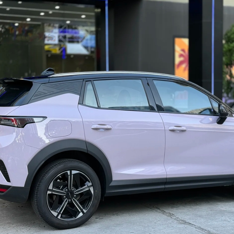 Misty Gray Purple Car Vinyl Wrap