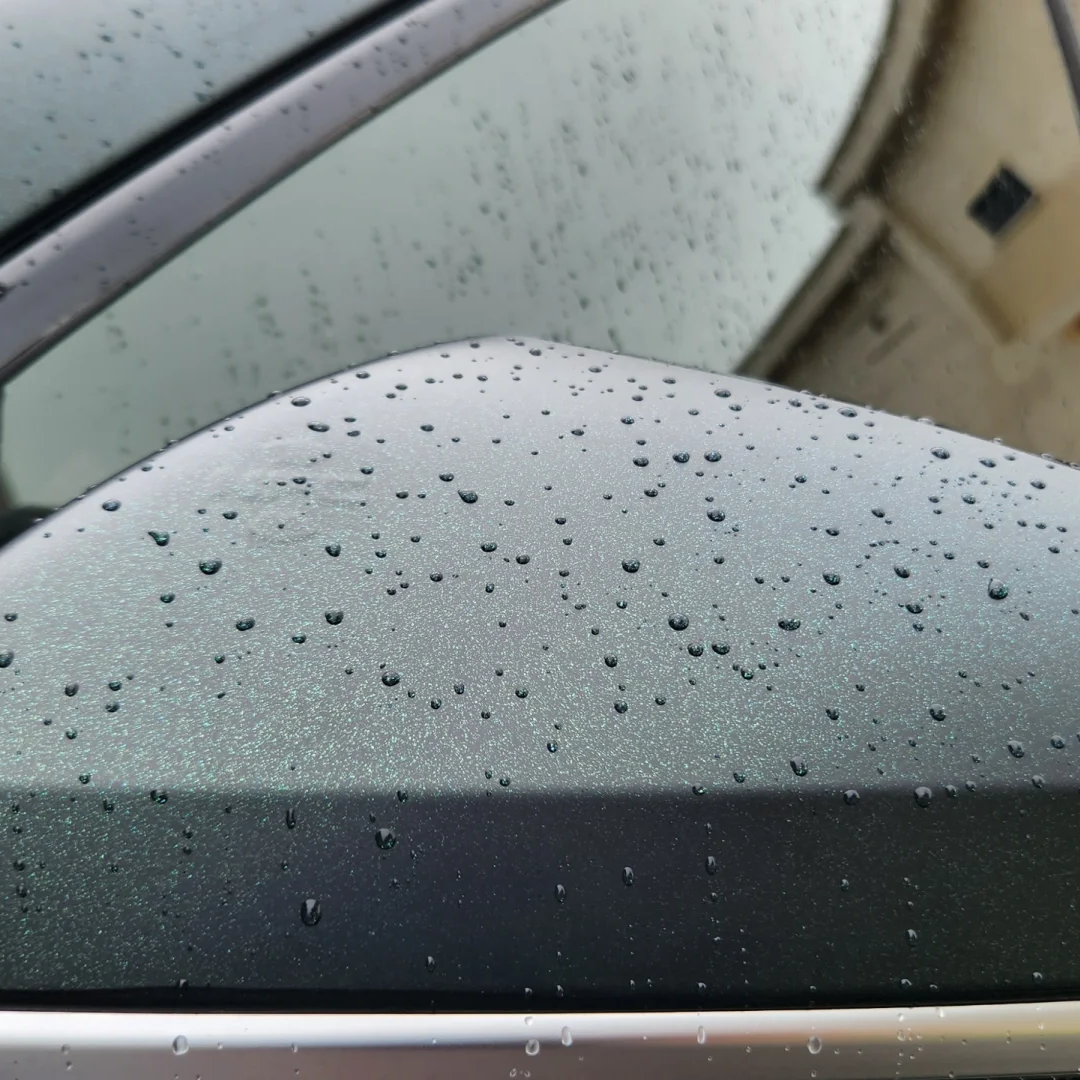 BYD Matte Diamond Black Green Car Vinyl Wrap