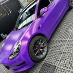 Benz Matte Diamond Purple Gold Car Vinyl Wrap