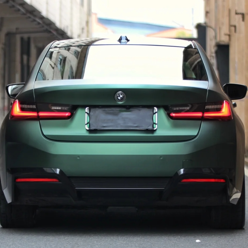 Ultra-Matte Emerald Green Car Vinyl Wrap