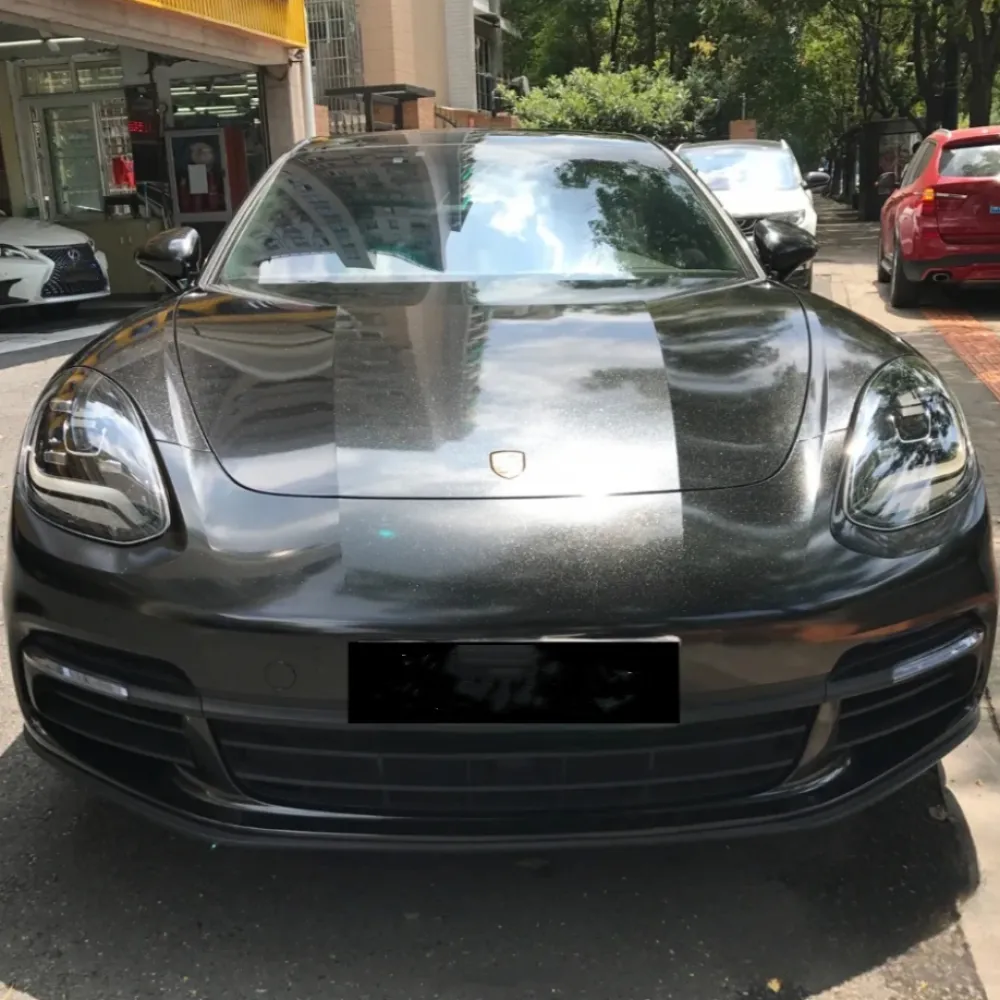 Diamond Peral Black Car Vinyl Wrap