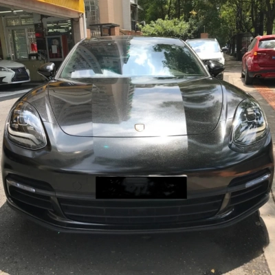 Diamond Peral Black Car Vinyl Wrap 02