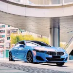 BMW Benz Glossy Diamond Blue Red Car Vinyl Wrap