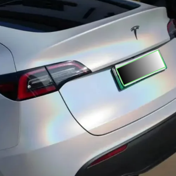 Toyota Tesla Matte Laser White Car Vinyl Wrap