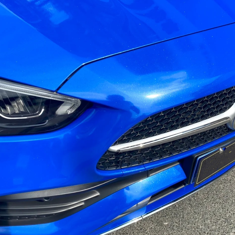 Sparkle Blue Car Vinyl Wrap