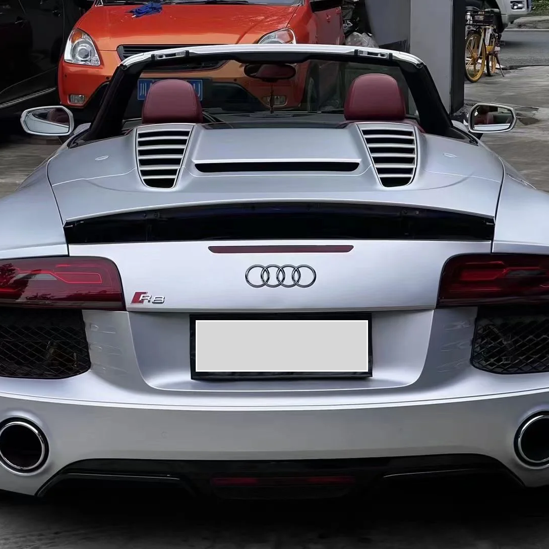 Audi Zeekr BYD Matte Metallic Sparkle Silver Car Vinyl Wrap