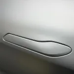 Audi Zeekr BYD Matte Metallic Sparkle Silver Car Vinyl Wrap