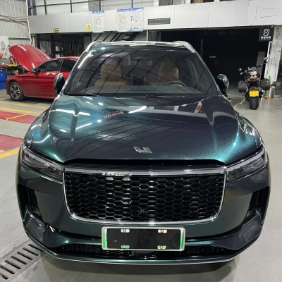 Li Auto Glossy Metal Emerald Green Car Vinyl Wrap 02