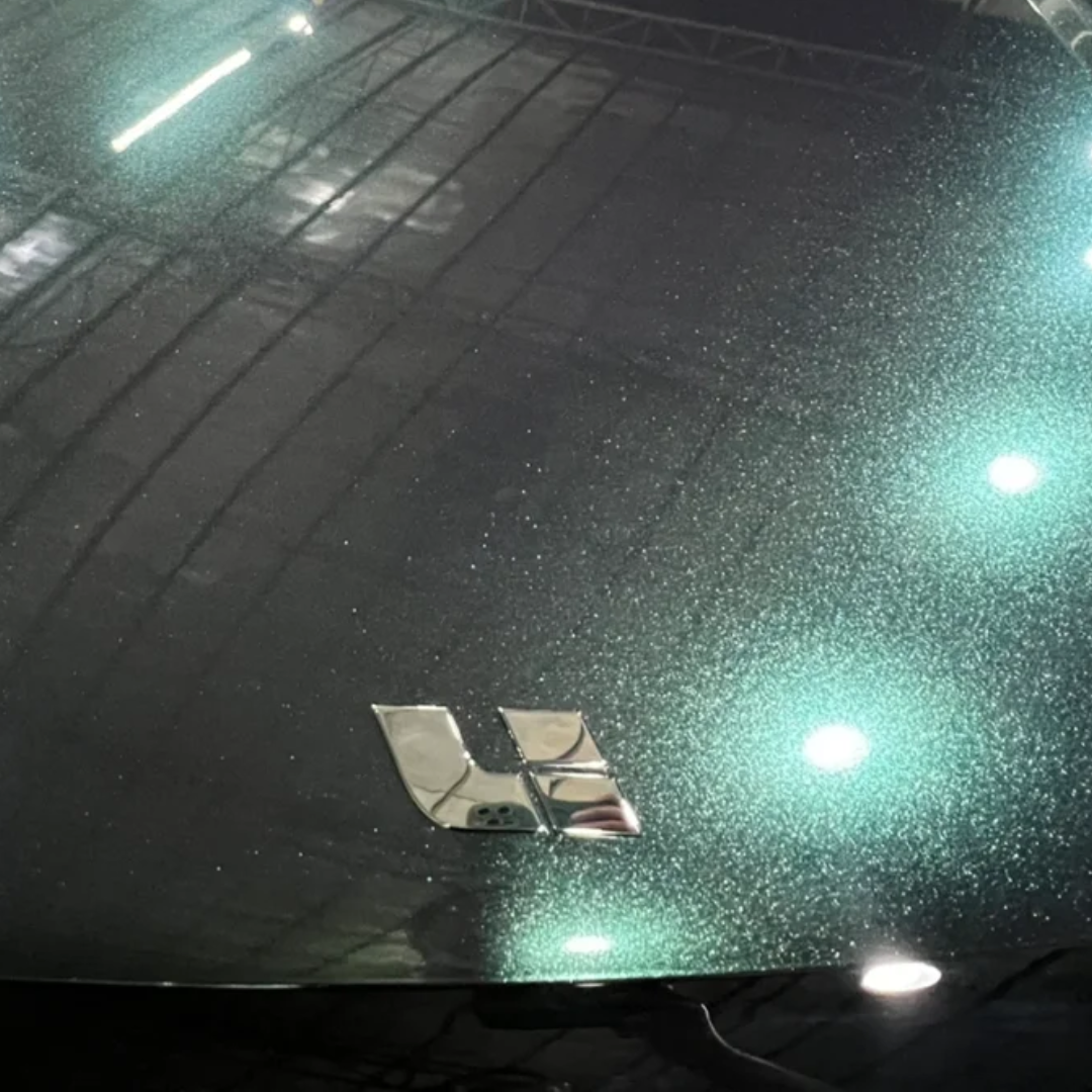 Li Auto Glossy Metal Emerald Green Car Vinyl Wrap