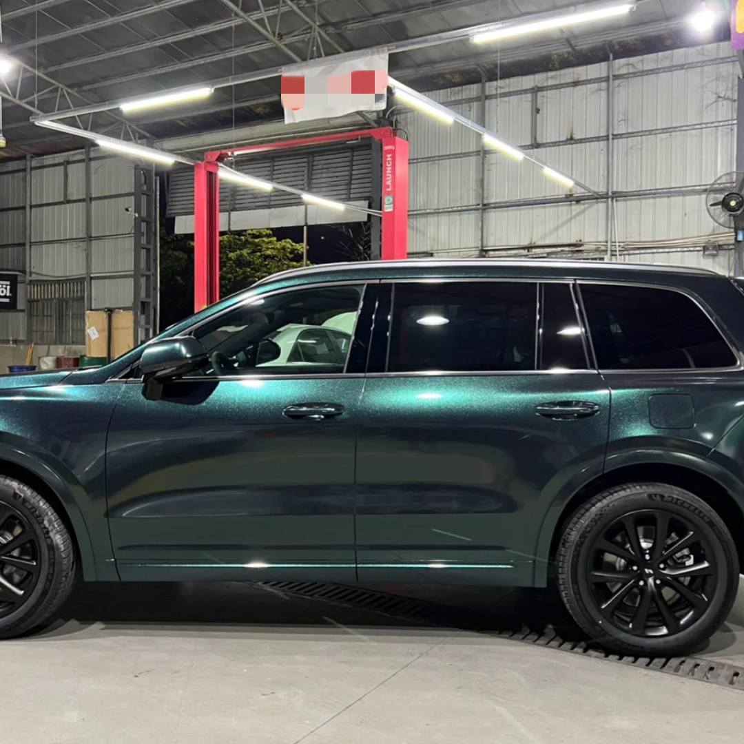 Li Auto Glossy Metal Emerald Green Car Vinyl Wrap