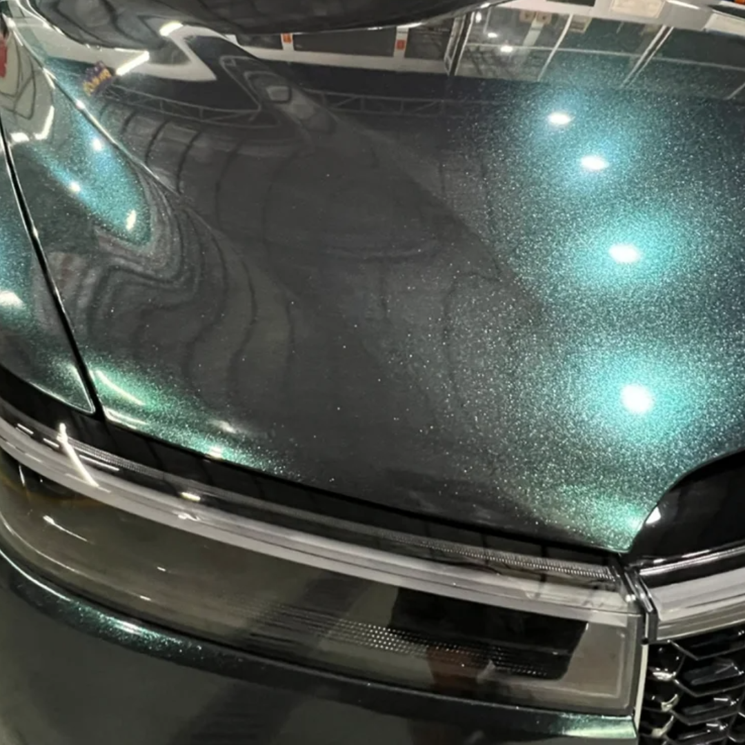 Li Auto Glossy Metal Emerald Green Car Vinyl Wrap