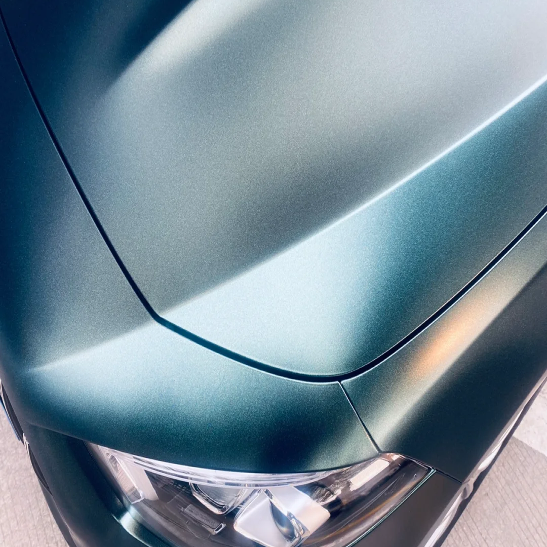 Benz Matte Metallic Heavy Metal Emerald Green Car Vinyl Wrap