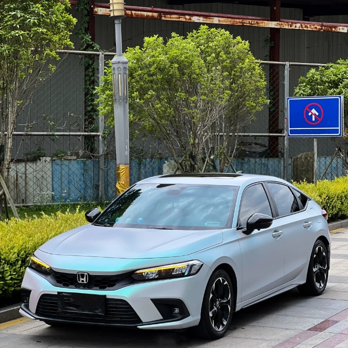 Glossy Magic Green Blue Car Vinyl Wrap