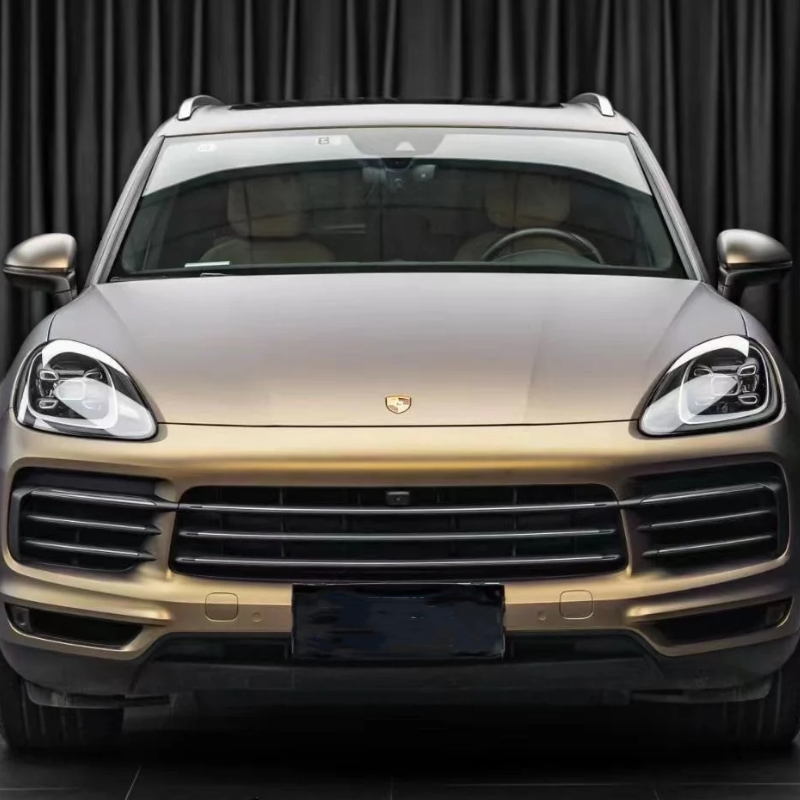 Ultra-Matte Coffee Brown Car Vinyl Wrap