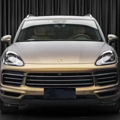 Ultra-Matte Coffee Brown Car Vinyl Wrap 02
