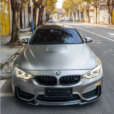 Ultra-Matte Leaden Grey Car Vinyl Wrap 02