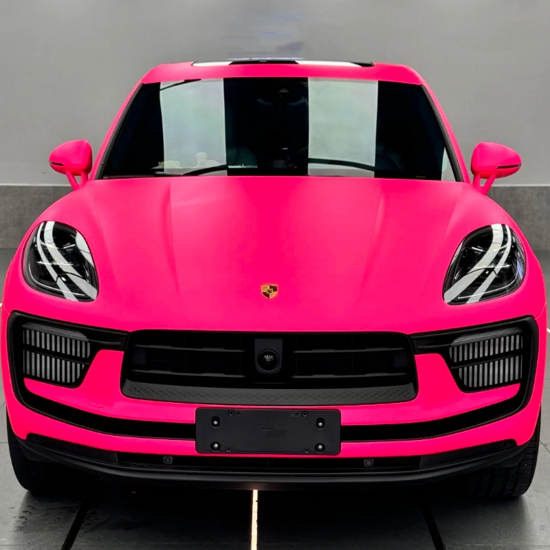 Ultimate Flat Fluorescent Pink Car Vinyl Wrap