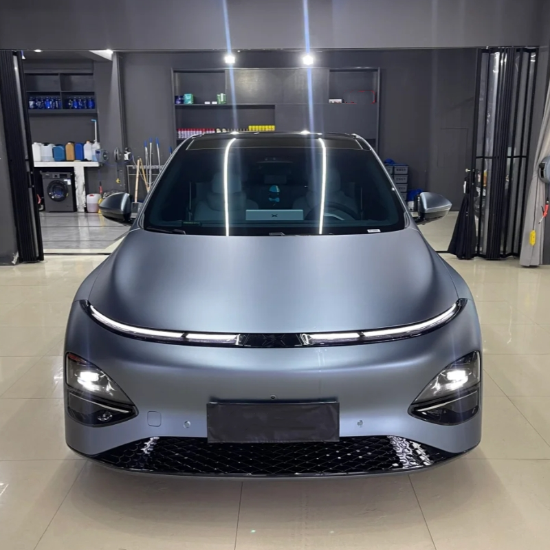 Ultra-Matte Blue Grey  Car Vinyl Wrap