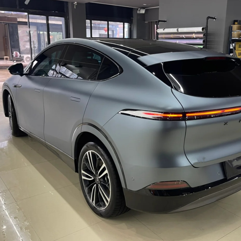 Ultra-Matte Blue Grey  Car Vinyl Wrap