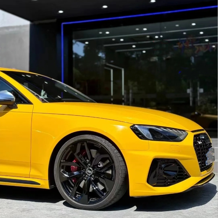 Ultimate Flat Sunflower Yellow Car Vinyl Wrap