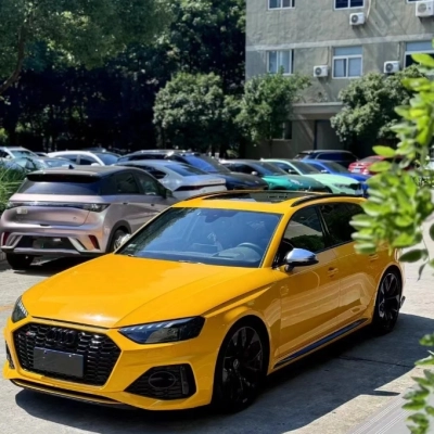 Ultimate Flat Sunflower Yellow Car Vinyl Wrap 02