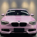 Macaron Cherry Pink Car Vinyl Wrap