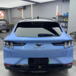 Twin Candy Grey Blue Car Vinyl Wrap