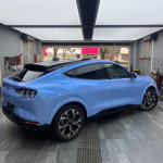 Twin Candy Grey Blue Car Vinyl Wrap