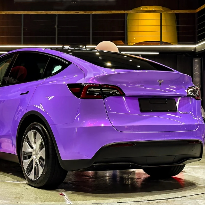 Twin Candy Magic Purple Car Vinyl Wrap