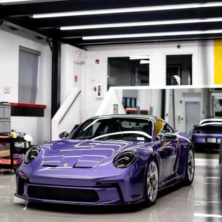 Viola Purple Car Vinyl Wrap