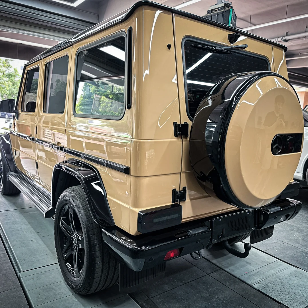 Super Gloss Sandstorm Yellow Desert Yellow Car Vinyl Wrap