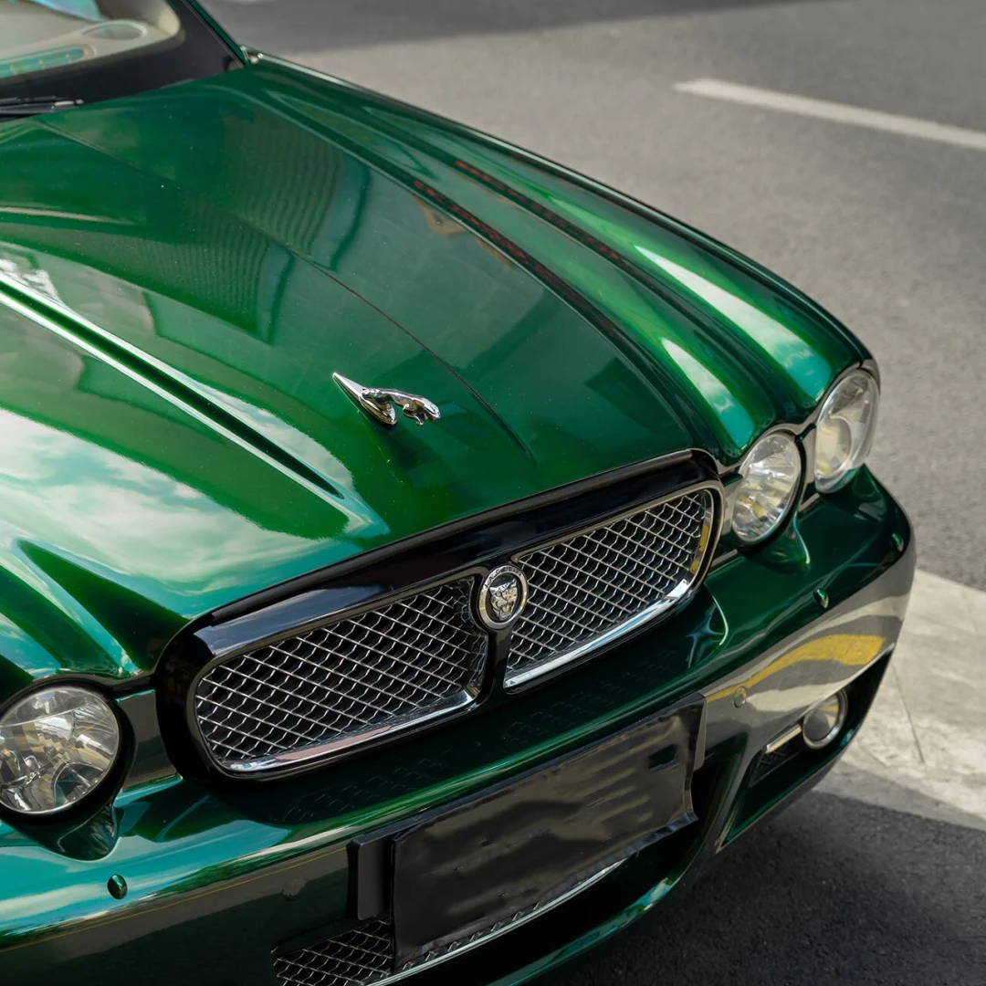 PET Tesla Gloss Agate Green Car Vinyl Wrap