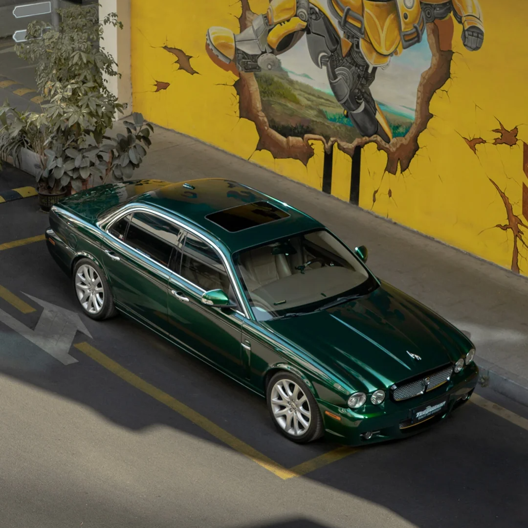 PET Tesla Gloss Agate Green Car Vinyl Wrap