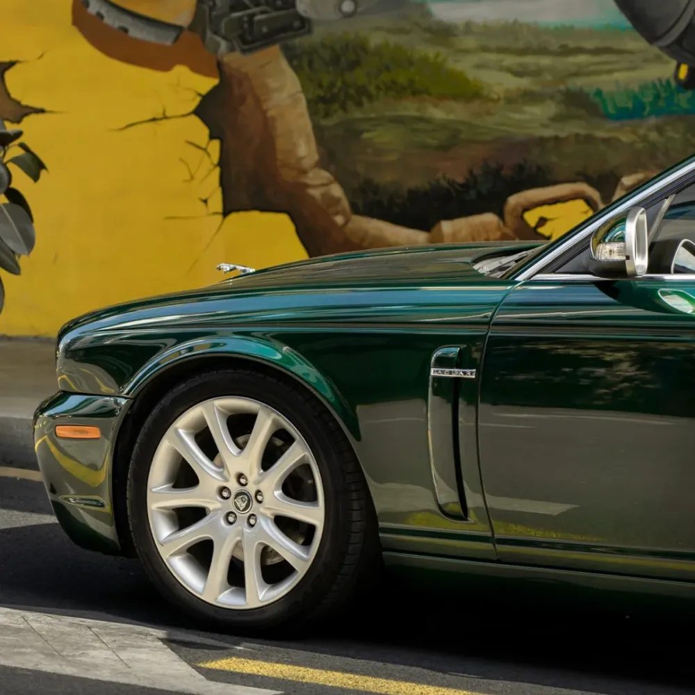 PET Tesla Gloss Agate Green Car Vinyl Wrap