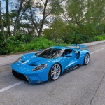 PET Super Gloss Miami Blue Car Vinyl Wrap
