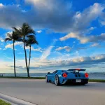 PET Super Gloss Miami Blue Car Vinyl Wrap