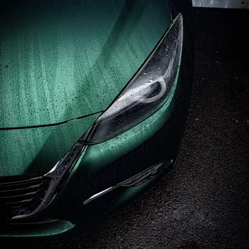 Matte Venom Green Car Vinyl Wrap