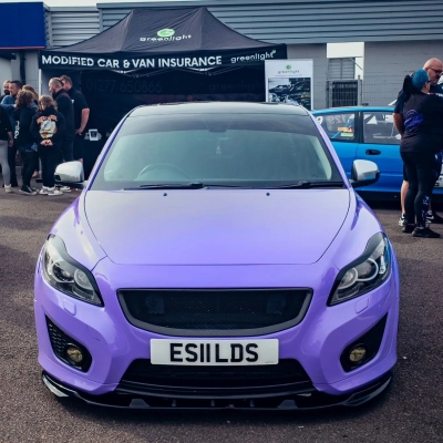 Super Gloss Lavender Purple Car Vinyl Wrap 02