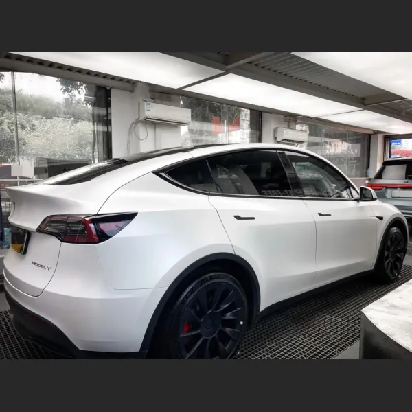 Ceramics White Car Vinyl Wrap