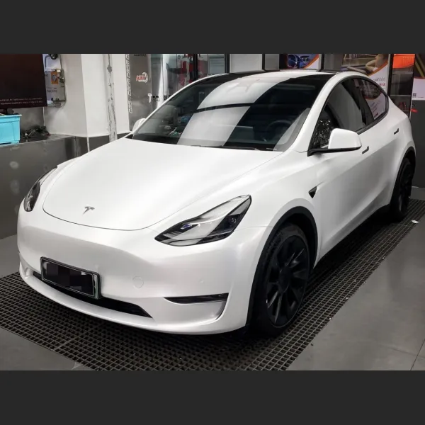Ceramics White Car Vinyl Wrap
