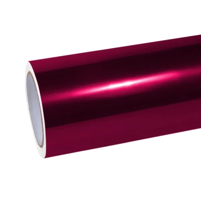 PET Glossy Metallic Rubellite Purple Vinyl Wrap 01
