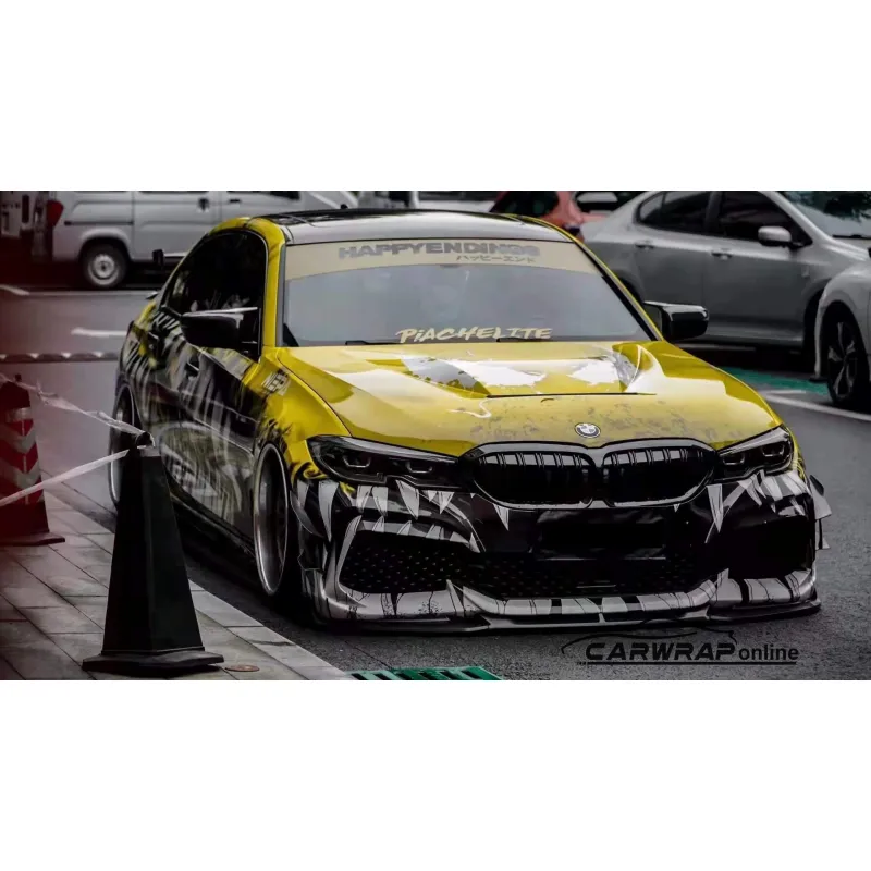 Halloween Limited Venom Color Custom Car Vinyl Wrap