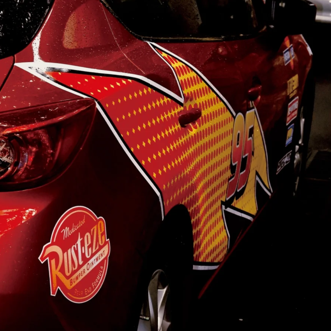 Lightning McQueen Custom Car Vinyl Wrap