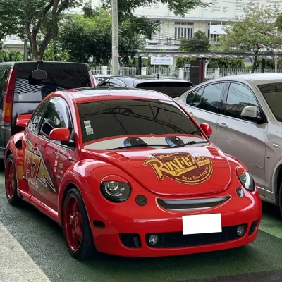 Lightning McQueen Custom Car Vinyl Wrap 02