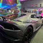 Matte Black Forged Carbon Car Vinyl Wrap