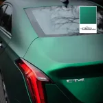 Ultra-Matte Venom Green Car Vinyl Wrap