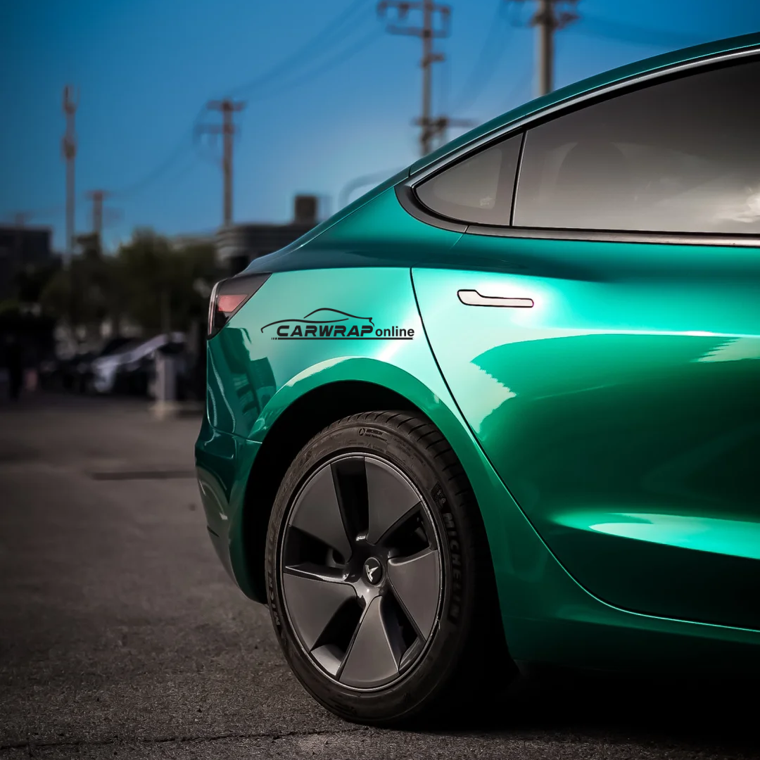 Gloss Paint Metallic Isle Of Man Green