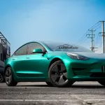 Gloss Paint Metallic Isle Of Man Green